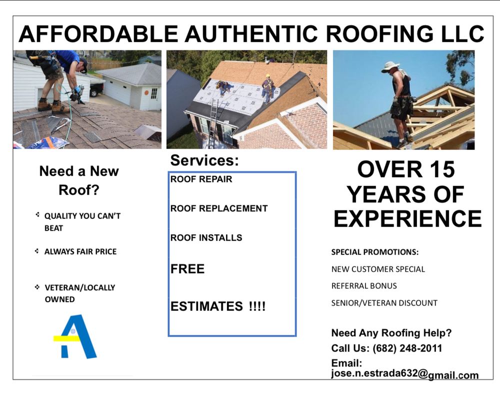 Slide of Affordable Authentic Roofing