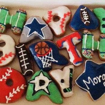 Donut Palace 2 - a box of decorated cookies - Donuts Near Me - Wylie, Texas Donut Palace 2 - a box of decorated cookies - Donuts Near Me - Wylie, Texas