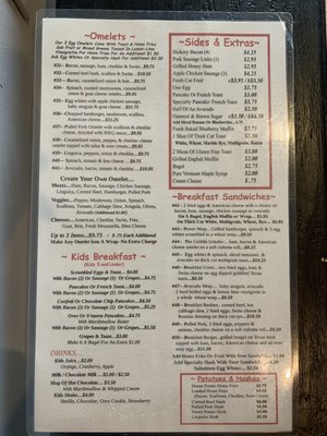 Menu photo 1 The Village Griddle Medfield, MA