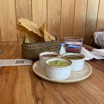 Suerte - Salsa sampler DELICIOUS!! - Mexican Near Me - Austin, Texas Suerte - Salsa sampler DELICIOUS!! - Mexican Near Me - Austin, Texas