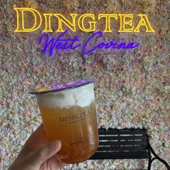 Ding Tea - West Covina - Jasmine Green Tea + Boba + cheese foam - Coffee & Tea Near Me - West Covina, California Ding Tea - West Covina - Jasmine Green Tea + Boba + cheese foam - Coffee & Tea Near Me - West Covina, California