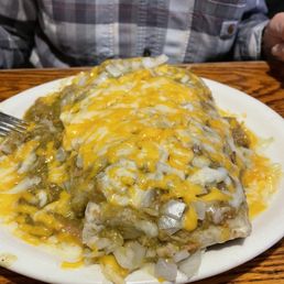 Chicken Chile Verde Burrito Dinner Chicken Chile Verde Burrito Dinner