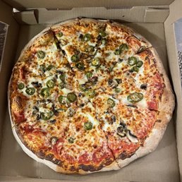 Jalapeños & mushroom, 14 inch Jalapeños & mushroom, 14 inch