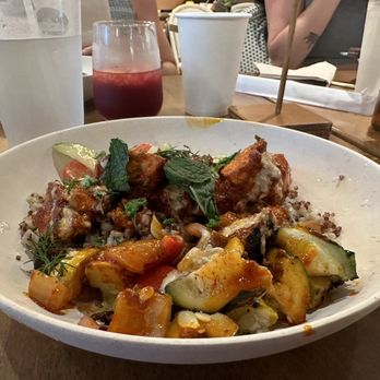 Flower Child - Mediterranean Chicken Kabob - Salad Near Me - Charlotte, North Carolina Flower Child - Mediterranean Chicken Kabob - Salad Near Me - Charlotte, North Carolina