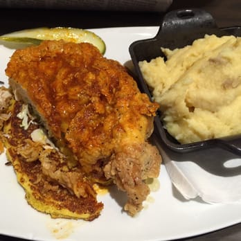 The Row - Hot chicken with smashed potatoes - Southern Near Me - Nashville, Tennessee The Row - Hot chicken with smashed potatoes - Southern Near Me - Nashville, Tennessee