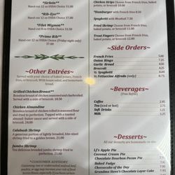 Devito's Restaurant - Menu