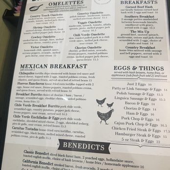 Country Touch Cafe - Breakfast menu - Breakfast & Brunch Near Me - Atascadero, California Country Touch Cafe - Breakfast menu - Breakfast & Brunch Near Me - Atascadero, California