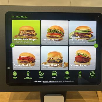 Shake Shack Pike 7 - Order Kiosk - Burgers Near Me - Vienna, Virginia