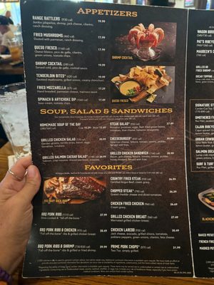 Menu photo 3 Saltgrass Steak House Las Vegas, NV