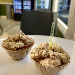 My fave Pistachio & Hazelnut in a Medium Waffle Cup My fave Pistachio & Hazelnut in a Medium Waffle Cup