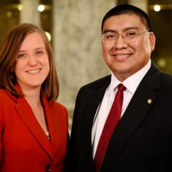 Idaho Public Television - Aaron Kunz and Melissa Davlin, hosts of our Idaho Reports show.