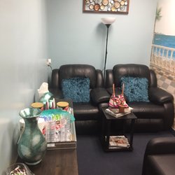 Esther’s Place Waxing - Waiting room decor
