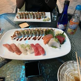 Sushi and Sashimi Combination Dragon Roll Voodoo RollVoodoo Sushi and Sashimi Combination Dragon Roll Voodoo RollVoodoo