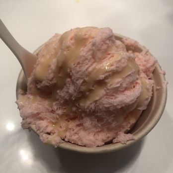 Powder - Strawberry snow with condensed milk topping - Desserts Near Me - San Francisco, California