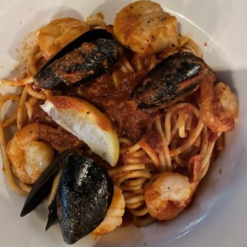 Villaggio - Seafood over pasta Fra Diablo - Italian Near Me - Ellicottville, New York Villaggio - Seafood over pasta Fra Diablo - Italian Near Me - Ellicottville, New York