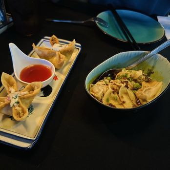Bushi Bushi - A1.crab Rangoon (2Pcs) A1. (2) and D11.hot Oil Wonton (Duroc Pork)(8Pcs) D11.()(8) - Dim Sum Near Me - Dallas, Texas