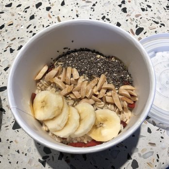 Coffeebar - Oats ($6 with banana). The size is really small but at least the taste was good! - Coffee & Tea Near Me - Menlo Park, California Coffeebar - Oats ($6 with banana). The size is really small but at least the taste was good! - Coffee & Tea Near Me - Menlo Park, California