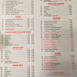First Wok - Menu