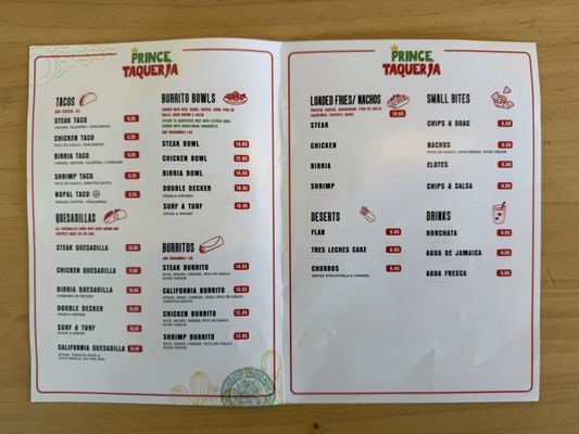 Menu photo 3 Prince Taqueria Hackensack, NJ