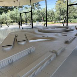 Model of the Apple campus