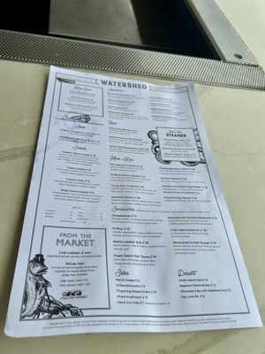 Menu photo 1 Watershed Baltimore, MD Menu photo 1 Watershed Baltimore, MD