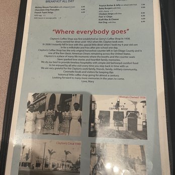 Clayton's Coffee Shop - Menu/History - Coffee & Tea Near Me - Coronado, California Clayton's Coffee Shop - Menu/History - Coffee & Tea Near Me - Coronado, California