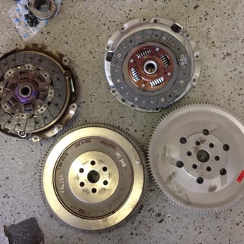 Safe & Save Automotive - Old clutch and flywheel vs new. - Auto Repair Near Me - North Plainfield, New Jersey Safe & Save Automotive - Old clutch and flywheel vs new. - Auto Repair Near Me - North Plainfield, New Jersey