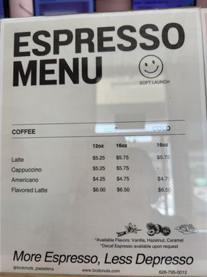 Menu photo 6 BC’s Donuts Pasadena, CA