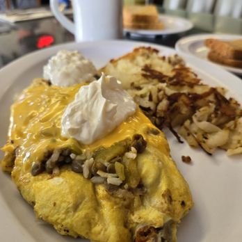 Egg Heaven Cafe - Exotic Omelette with soyrizo - Breakfast & Brunch Near Me - Long Beach, California