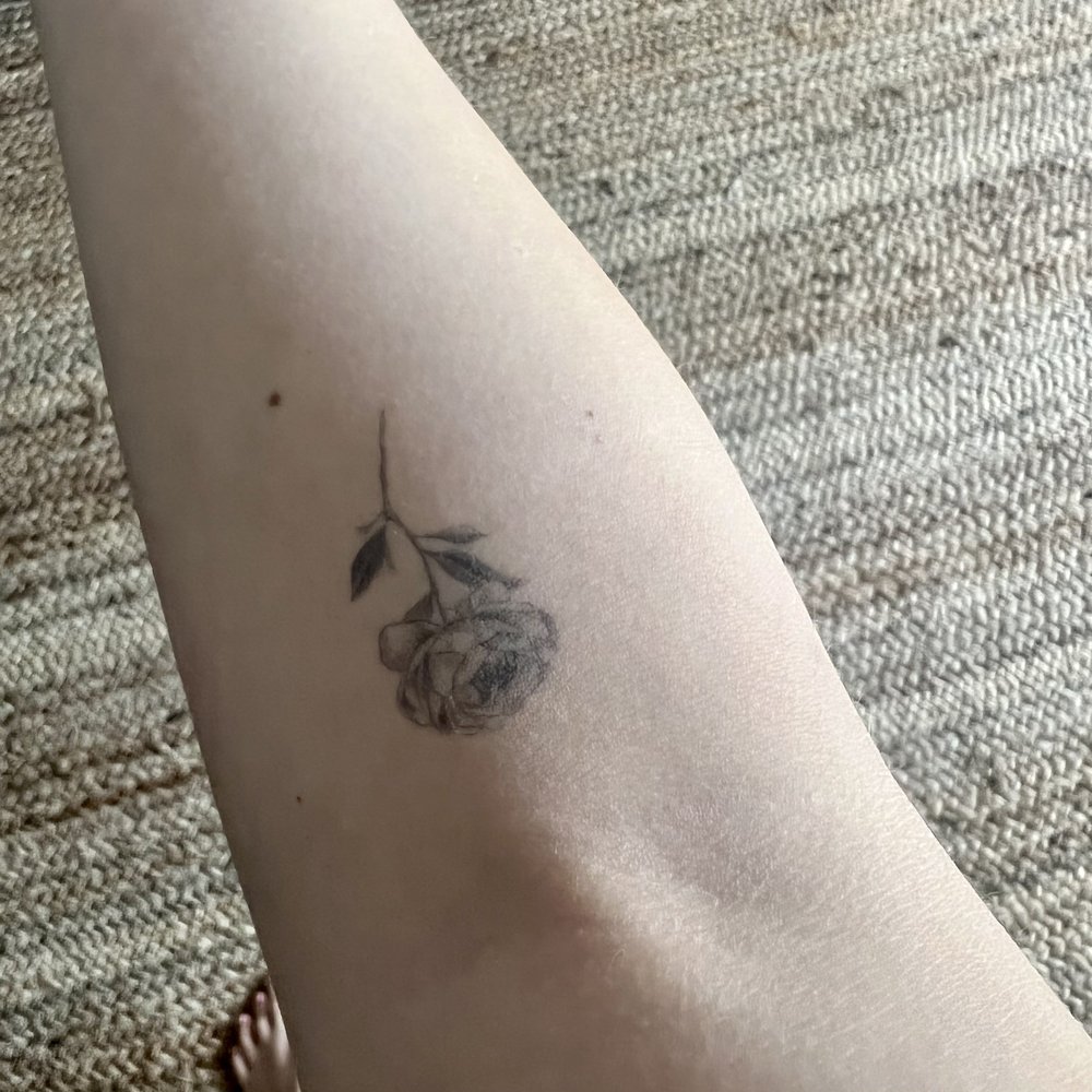 Peony tattoo