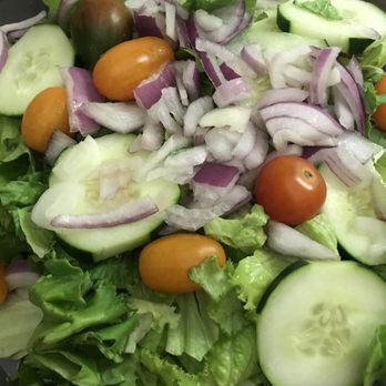 Stockyard Bar BQ - Salad, dressing on side - Barbeque Near Me - Houston, Texas Stockyard Bar BQ - Salad, dressing on side - Barbeque Near Me - Houston, Texas
