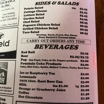 TJ's Bar & Grill - Menus - Bars Near Me - Greene, Iowa TJ's Bar & Grill - Menus - Bars Near Me - Greene, Iowa