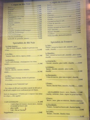 Menu photo 1 Au Régal Douarnenez, 29 Menu photo 1 Au Régal Douarnenez, 29