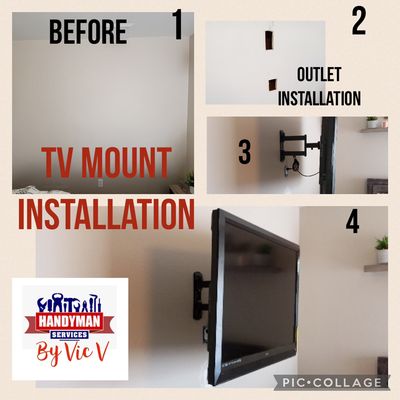 Handyman Services by Vic V. Logo