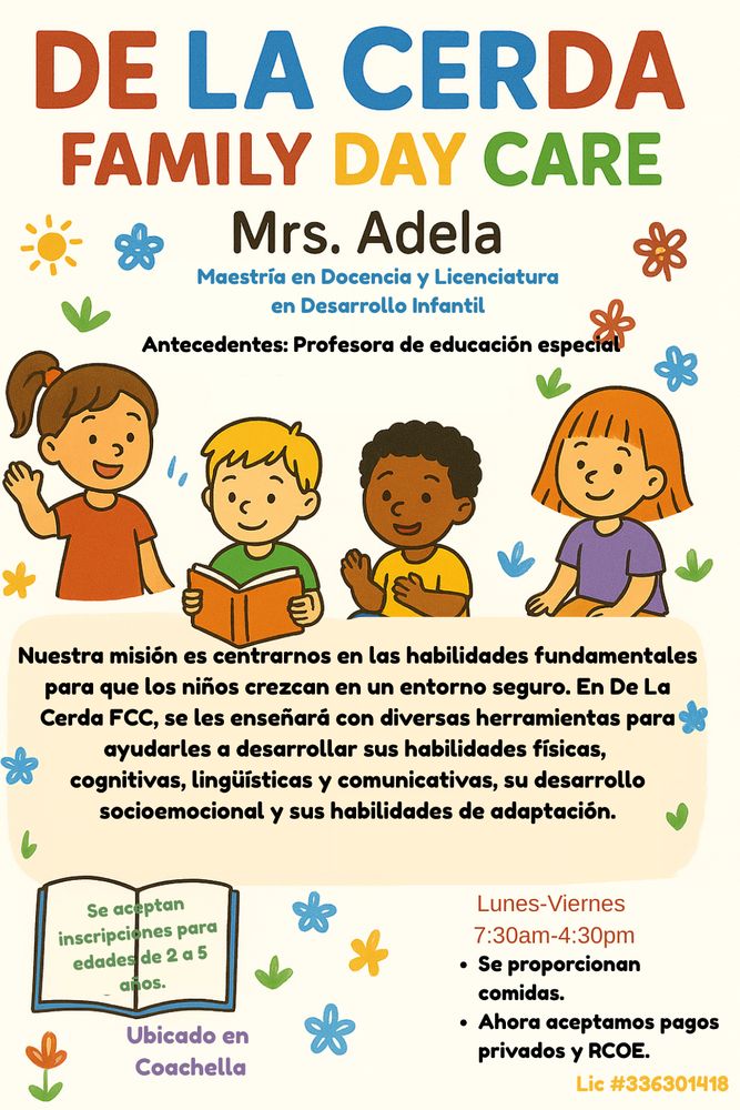 De La Cerda - childcare center in Coachella, CA