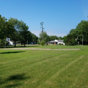 Grandview Harmon Park - a basketball court beyond the playground - Parks Near Me - Anderson, Indiana