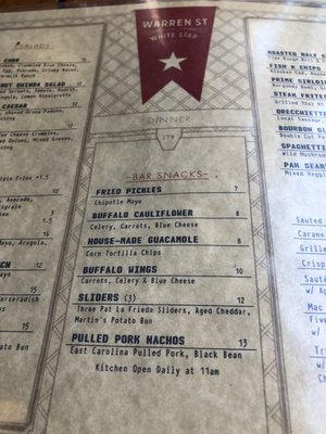 Menu photo 1 White Star Warren Jersey City, NJ Menu photo 1 White Star Warren Jersey City, NJ