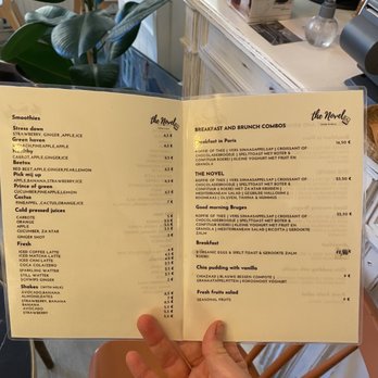the Novel - Menu - Coffee & Tea Near Me - Bruges, VWV