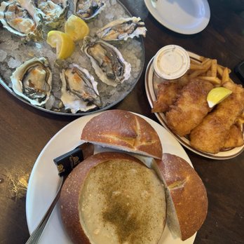 Barbara's Fishtrap - The whole yummy set up - Seafood Near Me - Half Moon Bay, California Barbara's Fishtrap - The whole yummy set up - Seafood Near Me - Half Moon Bay, California