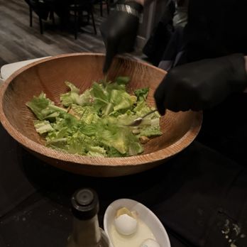 Steak 38 - Tabernacle - Tossing the Caesar salad - Steakhouses Near Me - Tabernacle, New Jersey