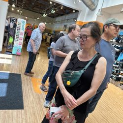 Road Runner Sports - Line behind me , equal line in front. I've waited 35 mins - I will wait 10 more minutes but it's ridiculous they don't staff better.