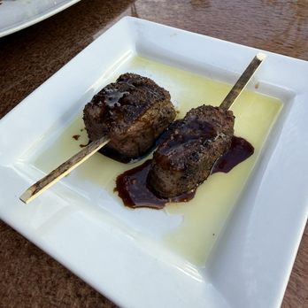 Seasons 52 - Wood-Grilled Kona-Crusted Lamb Loin - New American Near Me - San Diego, California Seasons 52 - Wood-Grilled Kona-Crusted Lamb Loin - New American Near Me - San Diego, California
