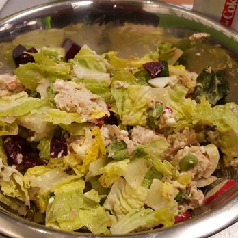My Salad - My own concoction. Tuna salad, radishes, edamame, chick peas, chopped egg, kidney beans and chipotle lime dressing! - Salad Near Me - Wayne, New Jersey