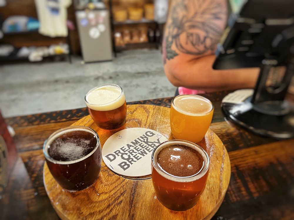 Food from Dreaming Creek Brewery
