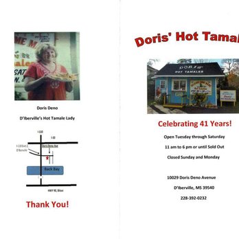 Doris' Hot Tamales - Get some here! - Mexican Near Me - Diberville, Mississippi Doris' Hot Tamales - Get some here! - Mexican Near Me - Diberville, Mississippi