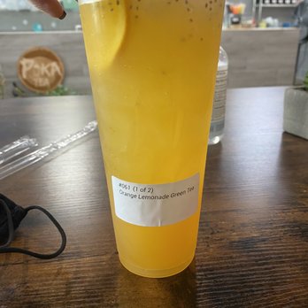 Pika Tea - Orange lemonade - Bubble Tea Near Me - Greensboro, North Carolina