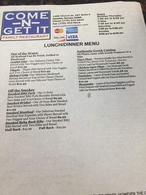 Menu photo 5 Come-N-Get It Marietta, GA