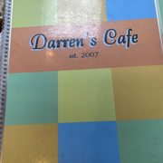 Photo of Darren's Cafe - San Francisco, CA, United States. Menu cover