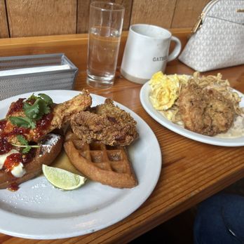 Flattop & Salamander - Chicken and waffles, and biscuits and gravy - Breakfast & Brunch Near Me - Portland, Oregon