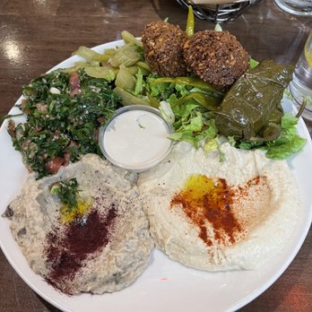 Open Sesame - Veggie plate - Mediterranean Near Me - Long Beach, California